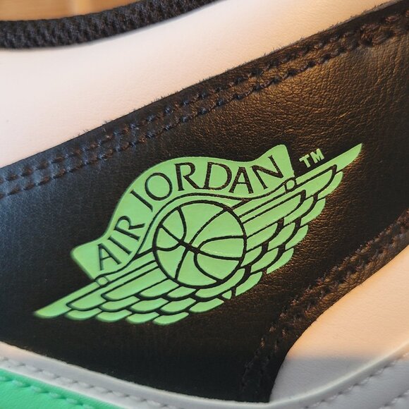 Air Jordan 1 Mid | White/Green Glow/Black | Size 10.5 | New - Picture 14 of 14